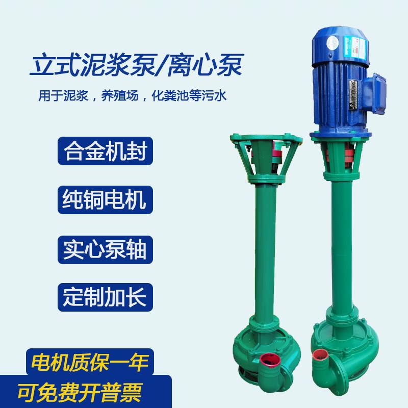NL立式泥浆泵切割抽粪机污水污泥杆泵抽泥沙泵清淤液下吸泥泵