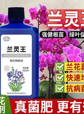 兰灵王兰花专用肥料EM菌微生物杀菌多箭素君子兰蝴蝶兰墨兰营养液