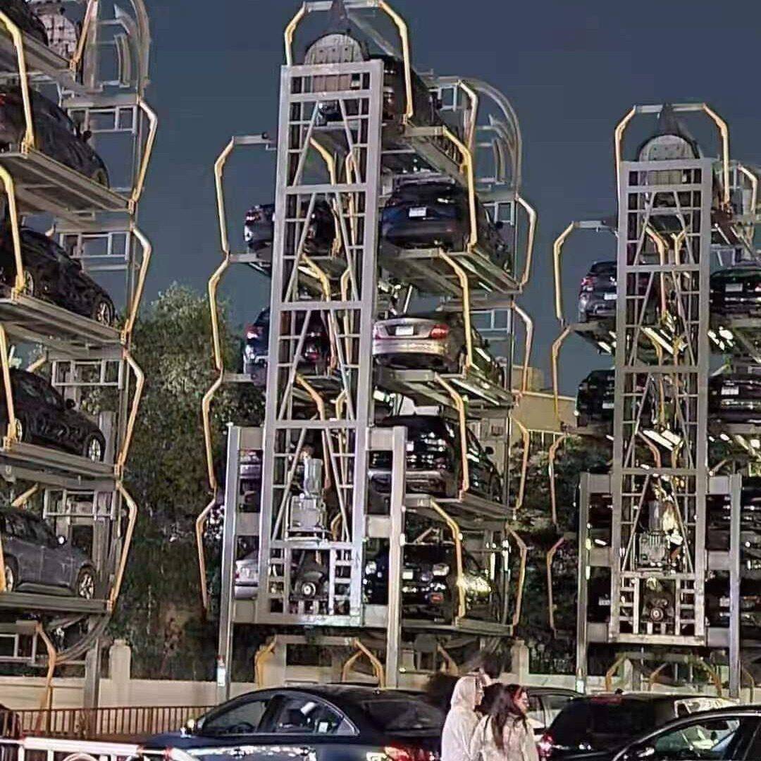 智能立体车库两柱四柱俯仰式自动化停车设备简易机械车位