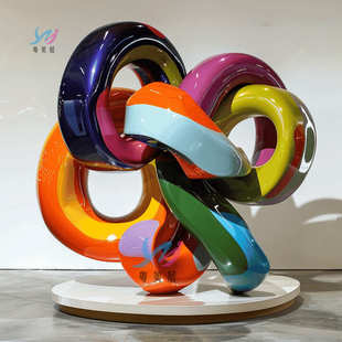 玻璃钢字母雕塑户外商业街美陈摆件公园广场创意景观装 饰品摆件