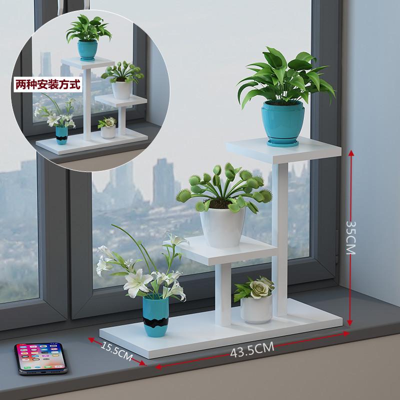 花盆架客厅落地阳台铁艺多肉室内用带轮可移动花架子置物架