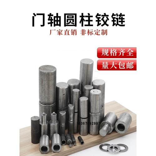 焊接门轴铁门铰炼铰炼圆柱天地轴火隐蔽门可移动电柜箱