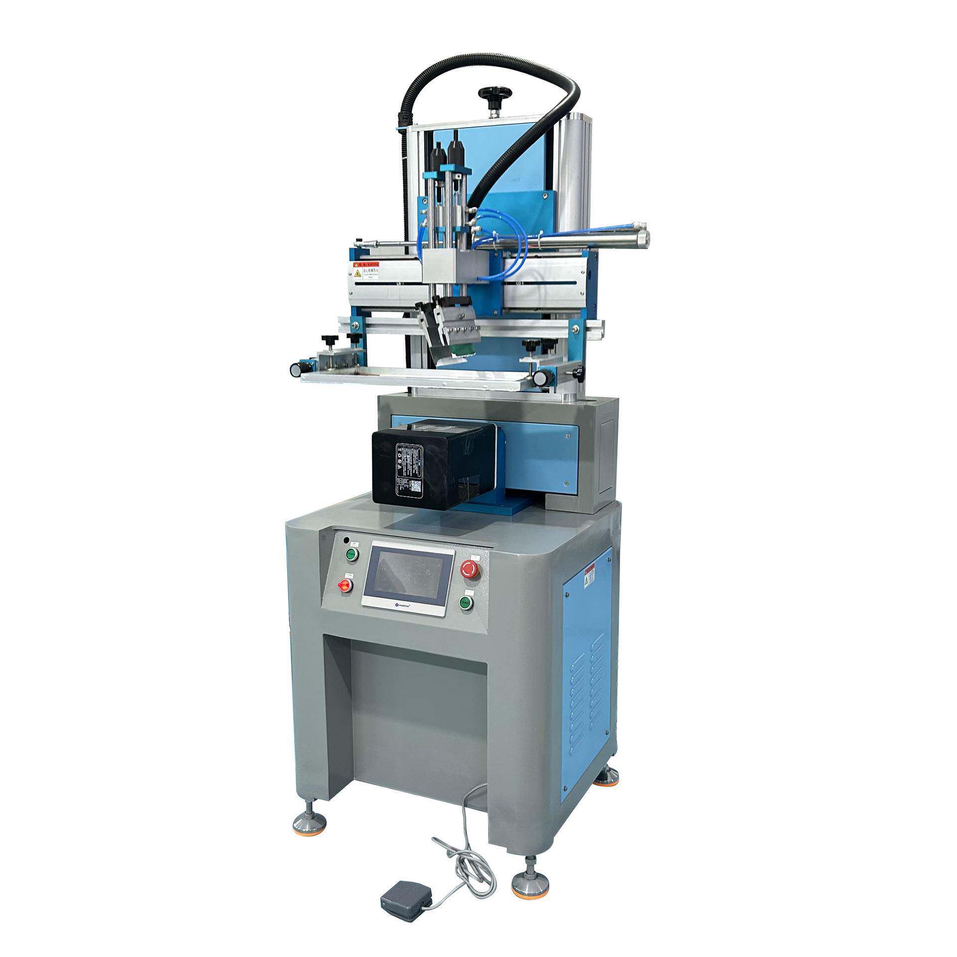 工厂个性设计平面丝印机印刷路障标识牌塑料盒平面触控操作