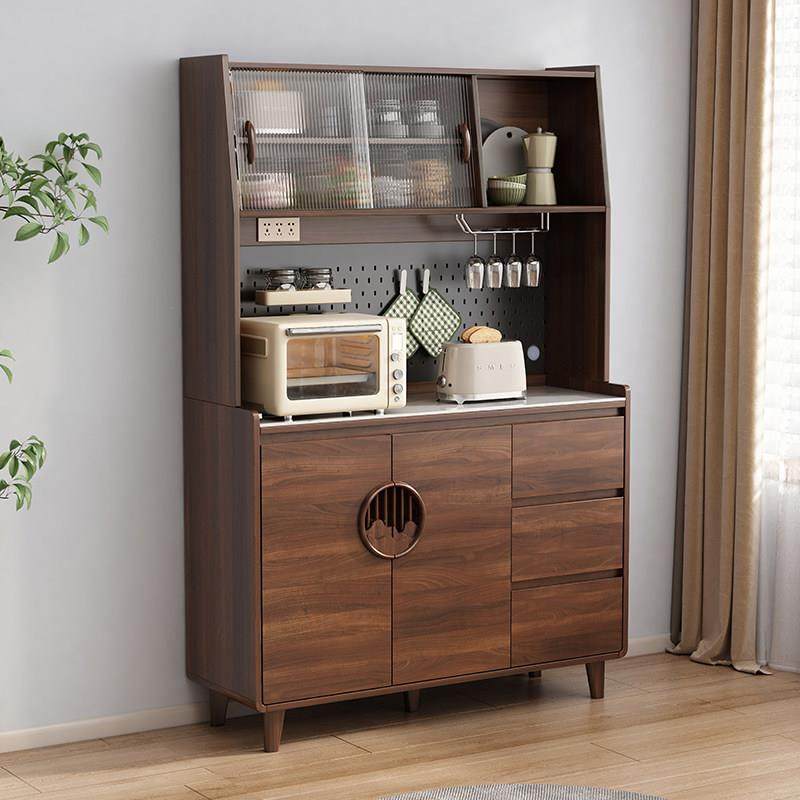 全实木餐柜一体靠墙现代简约客厅酒柜茶水柜厨房收纳餐柜收纳柜,住宅家具,餐边柜,淘宝优惠券,粉丝福利购,淘宝优惠卷