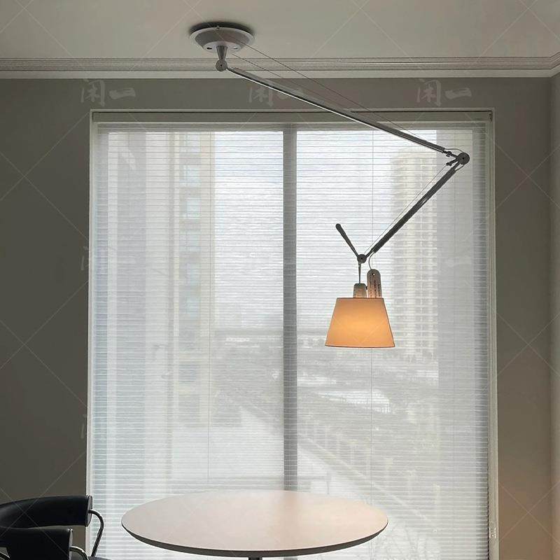 意大利餐厅吊灯Artemide Tolomeo书房客厅卧室摇臂伸缩可移位吊灯