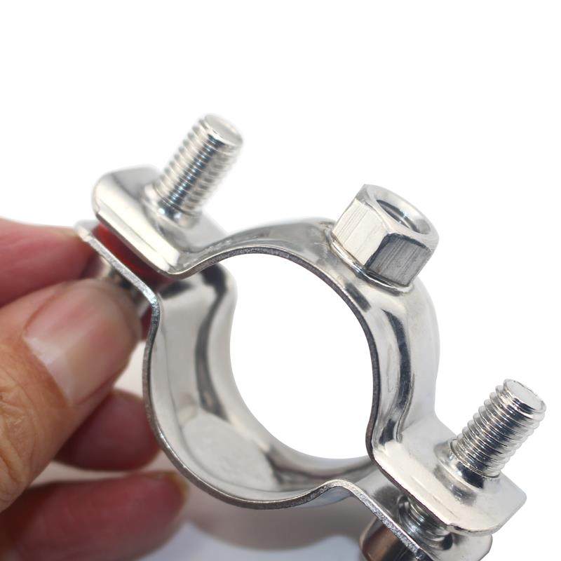 不锈钢卡箍管箍螺帽螺丝钢管管卡管道抱箍水管支架吊卡固定器卡扣