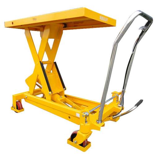 叉车手动平台车液压升降模具工作推车150kg升720mmTF15