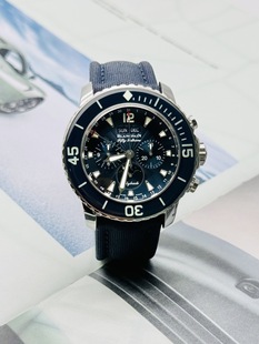 52B 1140 9.8新宝珀五十噚手表男自动机械月相计时男款 腕表5066F