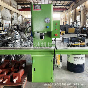 手动液压精密丝杆光圆校直机圆钢滚珠丝杆板材类100T校直机厂家
