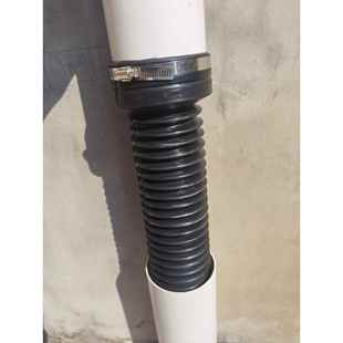 变径160/120/110/75Pvc管软连接排水管接头弯头加厚伸缩波纹管