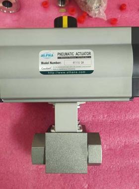 ALPHA气动高压球阀RT110DA中铁盾构机盾尾油脂球阀BKHG11125PN350