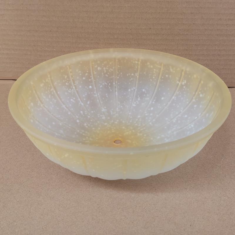 云彩磨砂玻璃灯罩灯具配件欧式客厅吊灯南瓜吸顶灯圆形灯罩大底罩