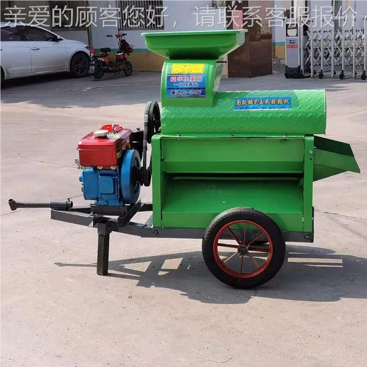 玉米脱机外粒贸全自动家用玉米苞机谷剥粒小450时4吨四打主轴打籽