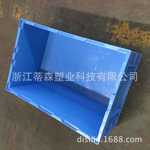 HP-6D箱汽配物流箱650*435*260堆叠卡扣周转箱零件