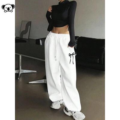 H 20068 Women Gym Sweatpants Y2K RunningY2K运动裤