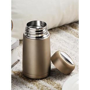 德国304不锈钢矮胖保温杯宽口径大口水杯子男女运动水杯便携杯