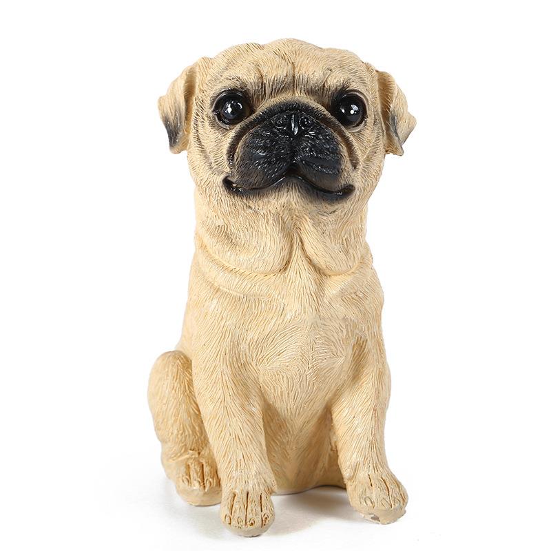 新款直销新款仿真哈巴犬模型创意卡通狗存钱罐卧室储蓄罐摆件儿童