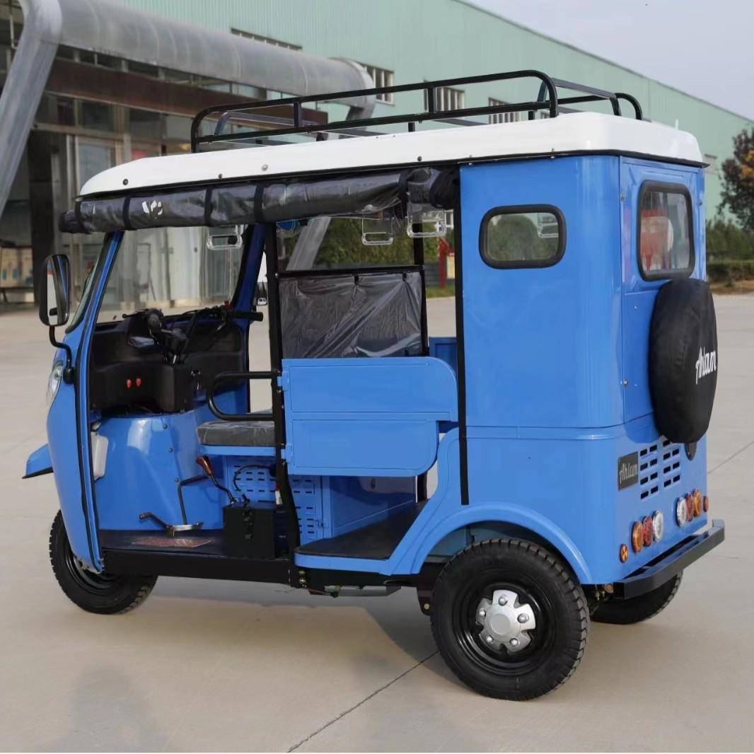 非洲热销TVS载客车 200CC水冷发动机嘟嘟车 拉客三轮车tuk tuk