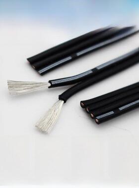 特软高温硅胶排线30 28 26 24 22 20AWG硅胶多芯并线2P3P4P5P6P8P