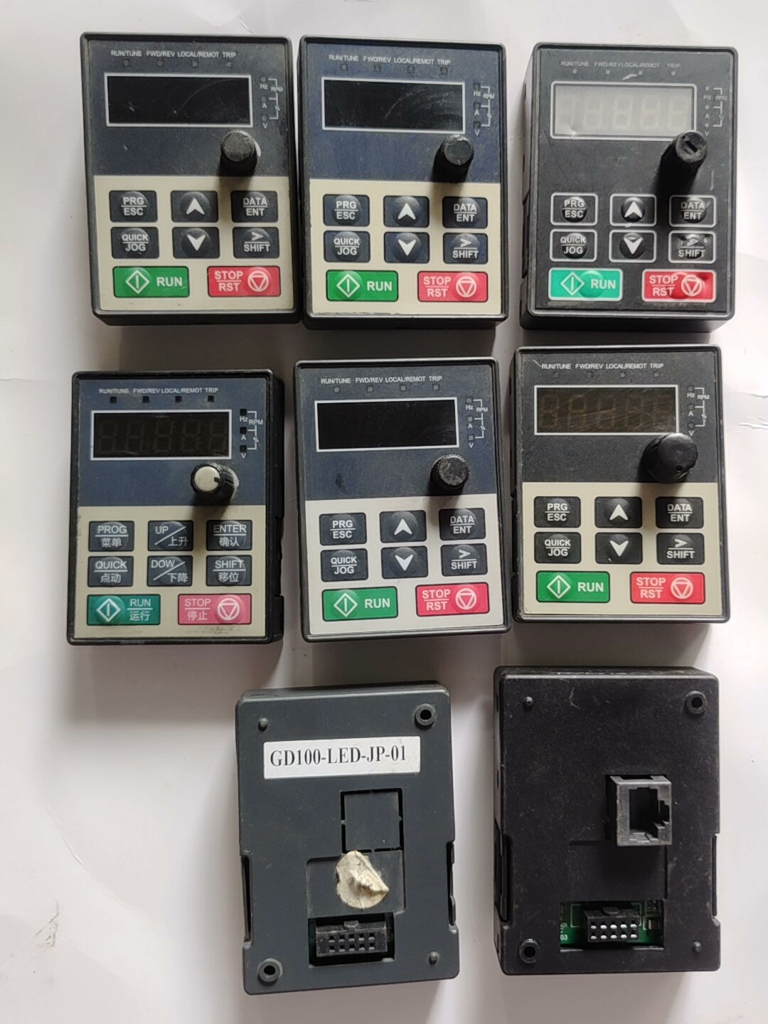 变频器面板。英威腾小板GD100。拆机功能包好成色如图。40