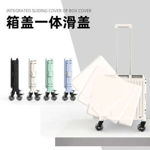 跨境专供可调节拉杆折叠便携拉杆车车超市购物车买菜小拉车小推车