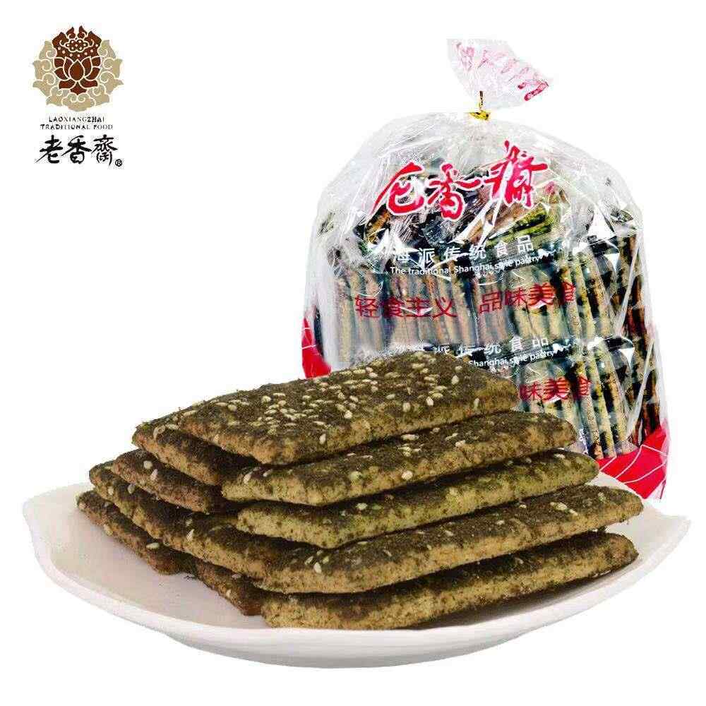 上海特产 老城隍庙老香斋苔条饼独立包装传统糕点休闲零食小吃