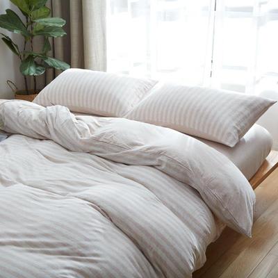 高档天竺棉四件套纯棉被套针床单织棉100全床笠床上用品被棉罩三