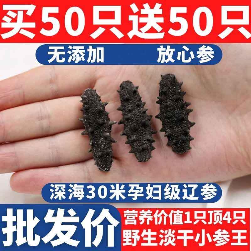 特价大连海参干 干货淡干小海参速发孕妇老人小孩海生辽参酒店500