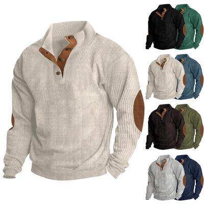 Men's Outdoor Warm Collar Corduroy Large Size Men's