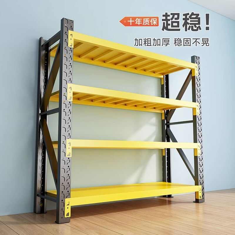 仓储货架置物架落地多层家用展示储物架超市快递站货架重型铁架子