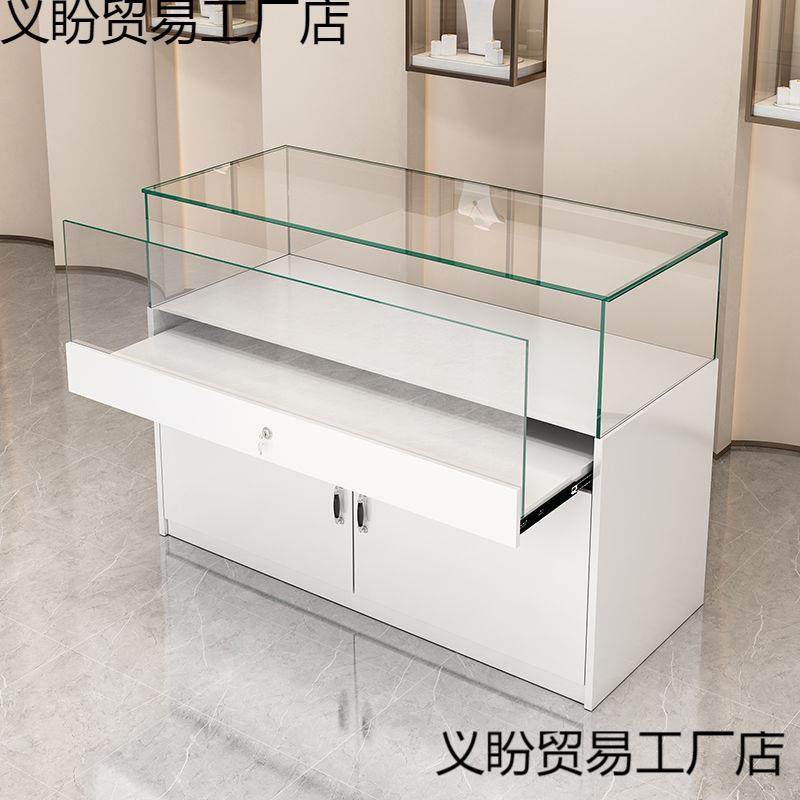 珠宝展示柜玻璃首饰柜样品饰品柜台直播间展销柜博物馆展览陈列柜