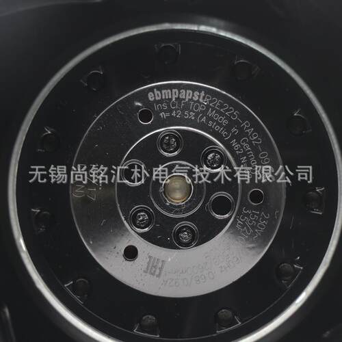 德国ebmpapstR2E225-RA92-09空气净化器应用AC220V后向离心风机