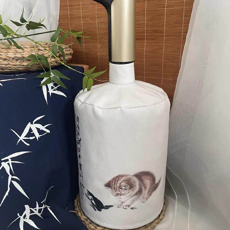 饮水机防尘罩桶装水遮挡纯净水大桶水矿泉水桶套饮水机罩装饰猫趣