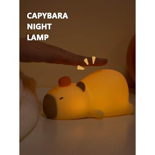 CAPYBARA LAMP | 豚鼠 伴睡夜灯 氛围趣味彩光 延时关灯 情绪稳定