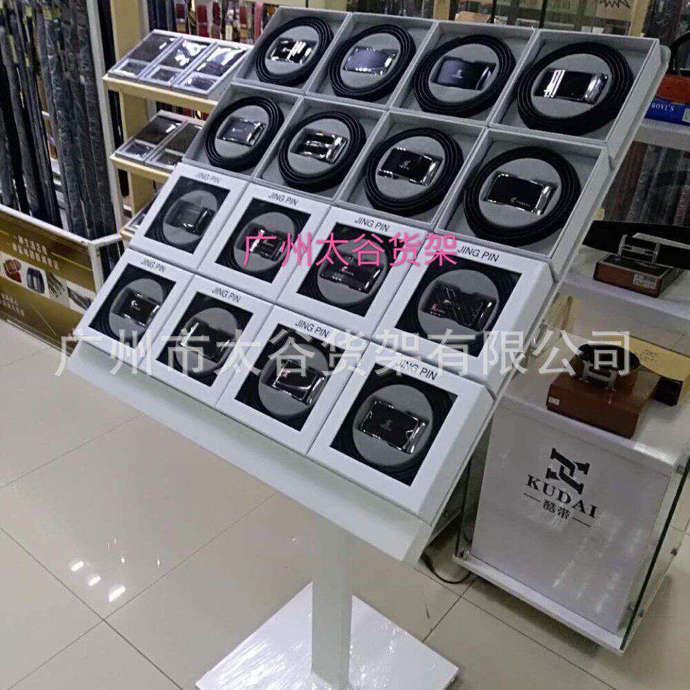 档新款皮具展示架皮带钱包钱夹盒装展示商用架皮架