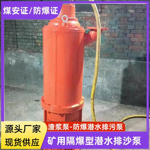 防爆潜污泵1140V660V BQS隔爆型潜水排沙电泵 矿用60-380/4-160KW