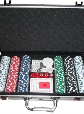 Texas Holdem Poker Aluminum Case Set Chips Set Chips