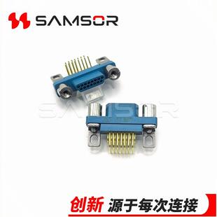 15TJWP7 J30 15芯矩形连接器J30 J插头弯插印制板J30 15TJW