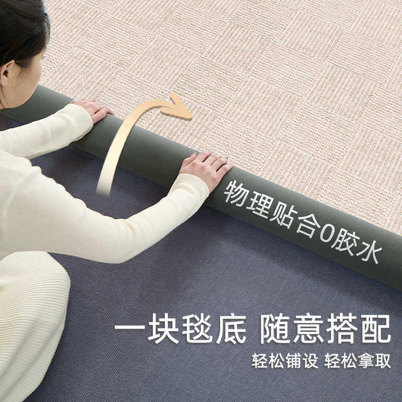 可拆洗地毯客厅2025新款复古可机洗卧室免洗可擦家用沙发茶几地垫