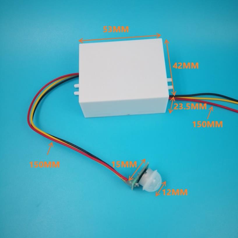 DC5V/12V/24V人体感应模块继电器控制输出高电平/低电平红外热释