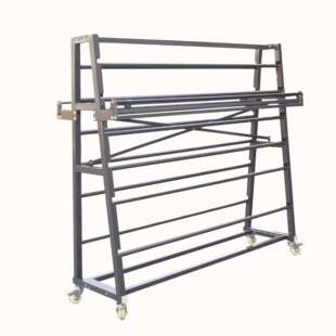 纺织面料展示架样布挂布架色卡展示架桌布卷布架销售