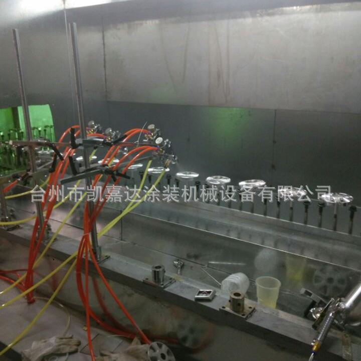 厂家供应自动喷漆机静电涂装喷塑流水线圆形地轨式高效喷漆喷涂机