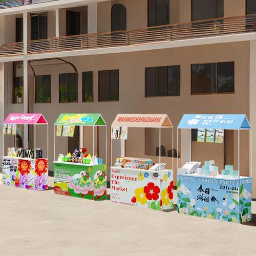 网红景区小吃架户外集市摊位架夜市多功能摆摊架商业街售货促销架