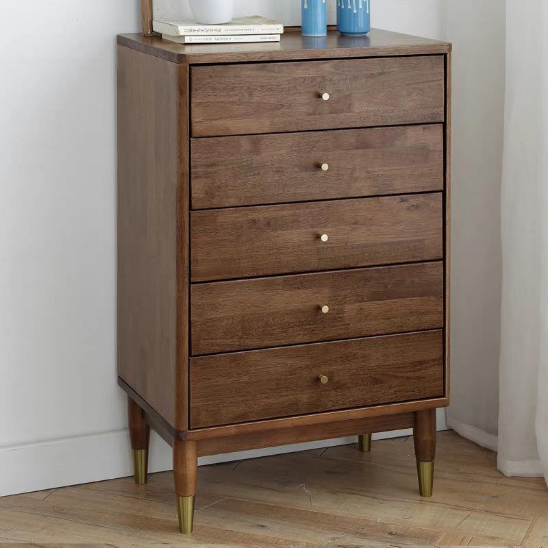 实木斗柜北欧轻奢五斗柜简约迷你现代收纳抽屉储物卧室柜子橱子