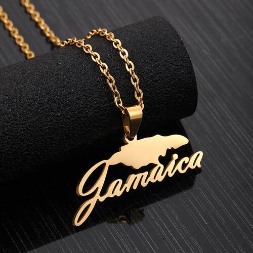 fashion ukraine map pendant necklace women girls jewelry.