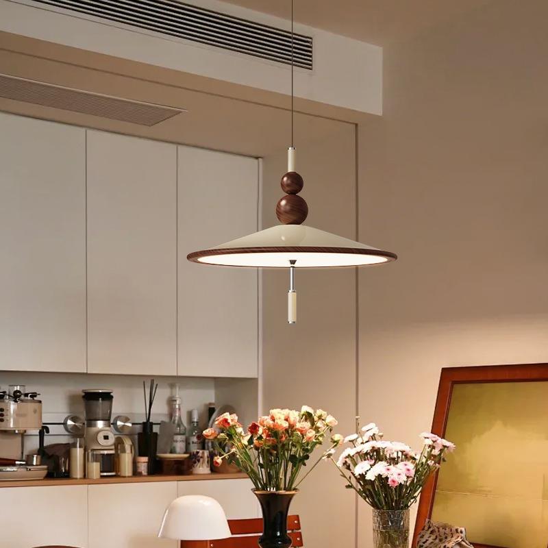 可移位摇臂餐厅吊灯设计师高级感吧台餐桌灯中古风复古2025年新款