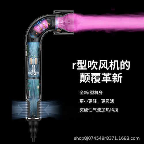 戴师傅HD17弯管电吹风机Hd18高速吹风沙龙家用发廊负离子电吹风筒