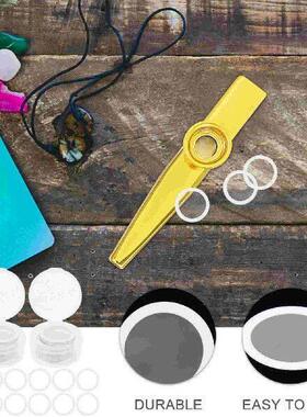 60 Pcs Dimo Crisp and Bright Kazoo Flute Sound White
