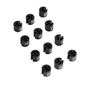 1-40 Numerical Hanger Sizer Garment Markers Coded Size Clips