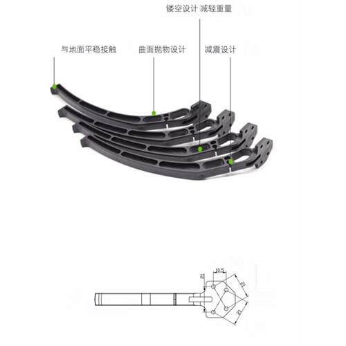 多轴/交叉/四轴三脚架简单机架F450/F330/总Q250/Q330/Q380三脚架